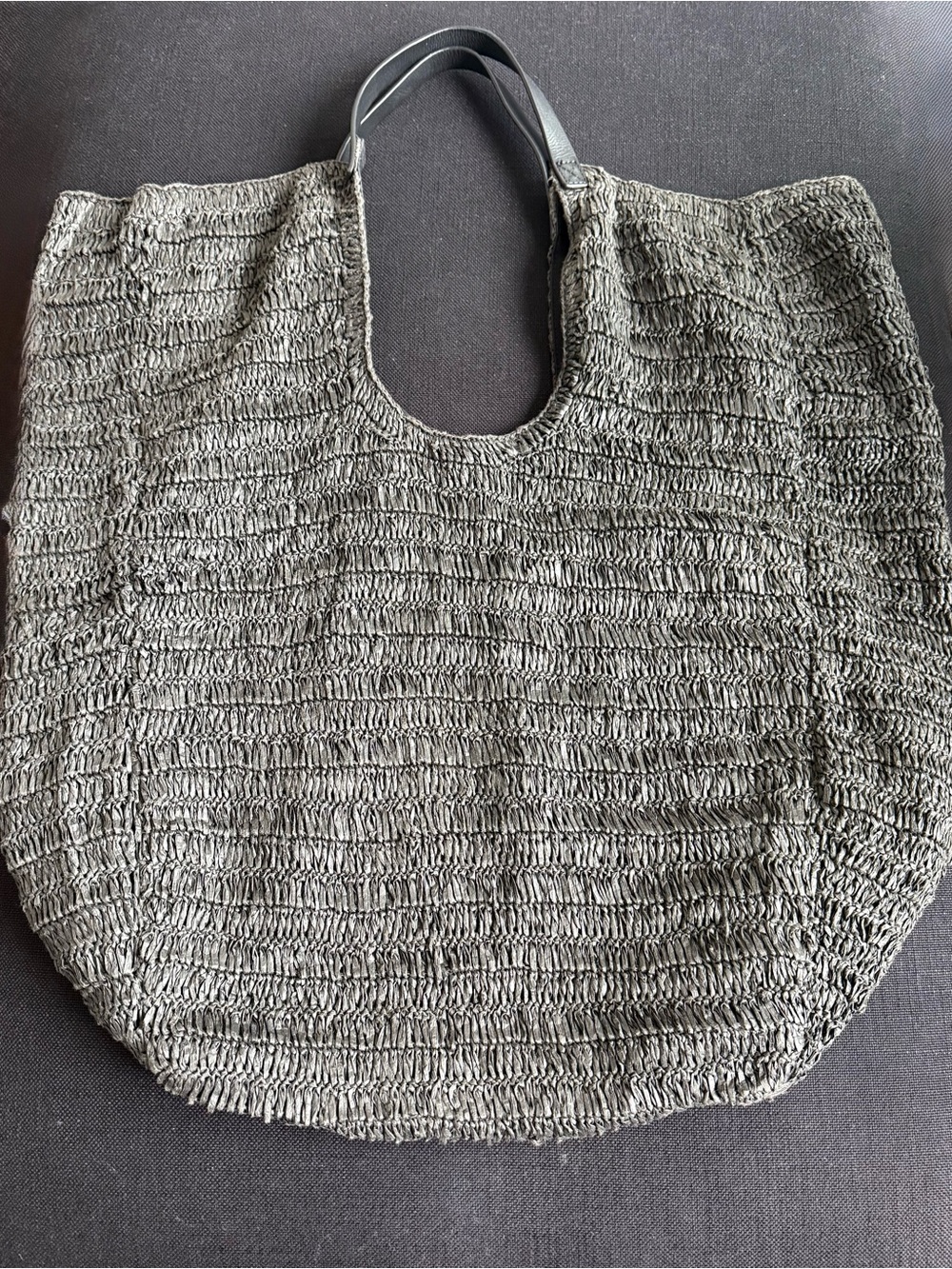 COS Oversized Raffia Tote - Picture 4 of 5